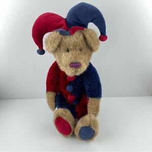 Vintage Boyds Court Jester Joker Teddy Bear Mr. McFarkle Bean Bag Plush